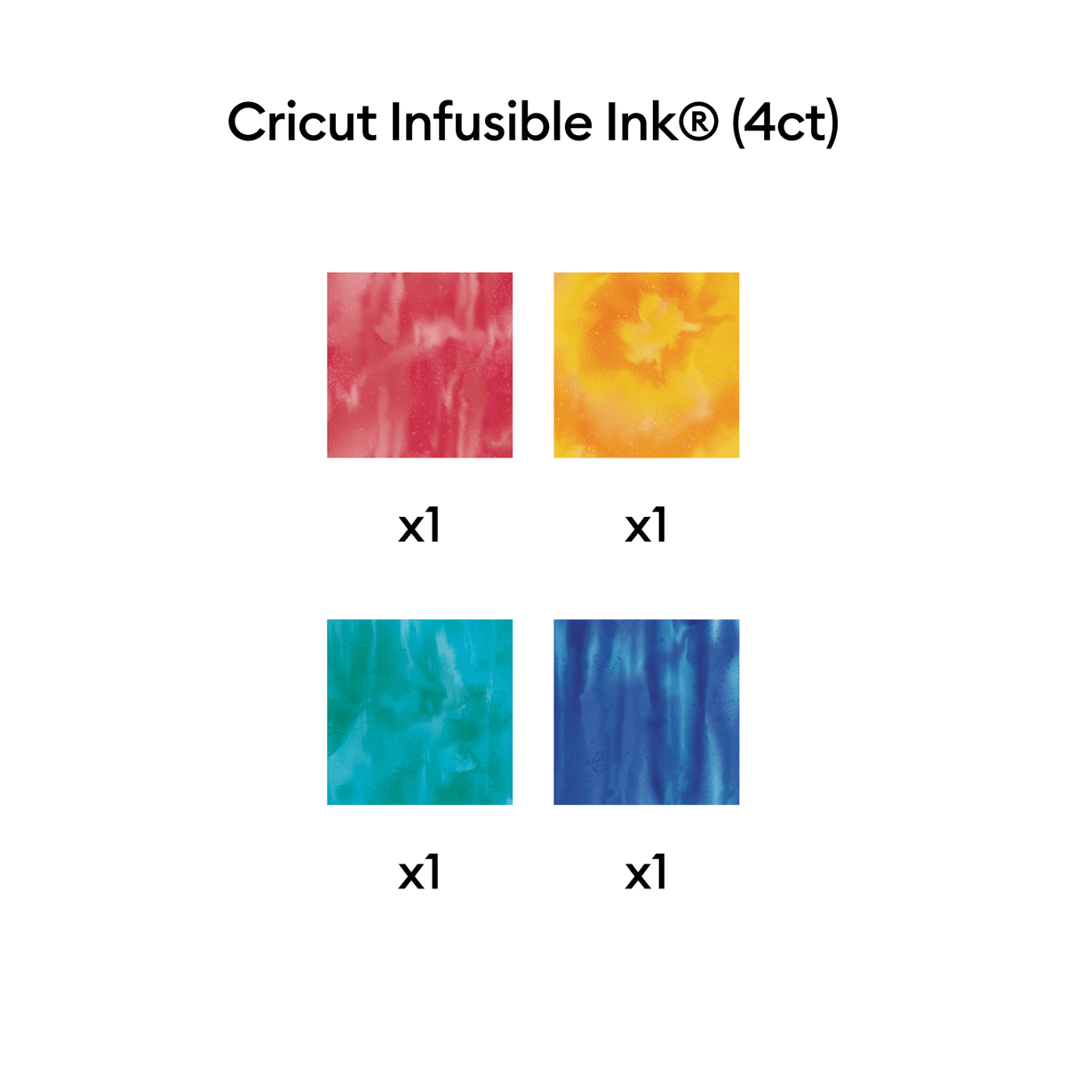 Cricut® Infusible Ink™ Sheets Pattern 12x12(4), Splash Pad, 12" x 12",Sampler — product image 2