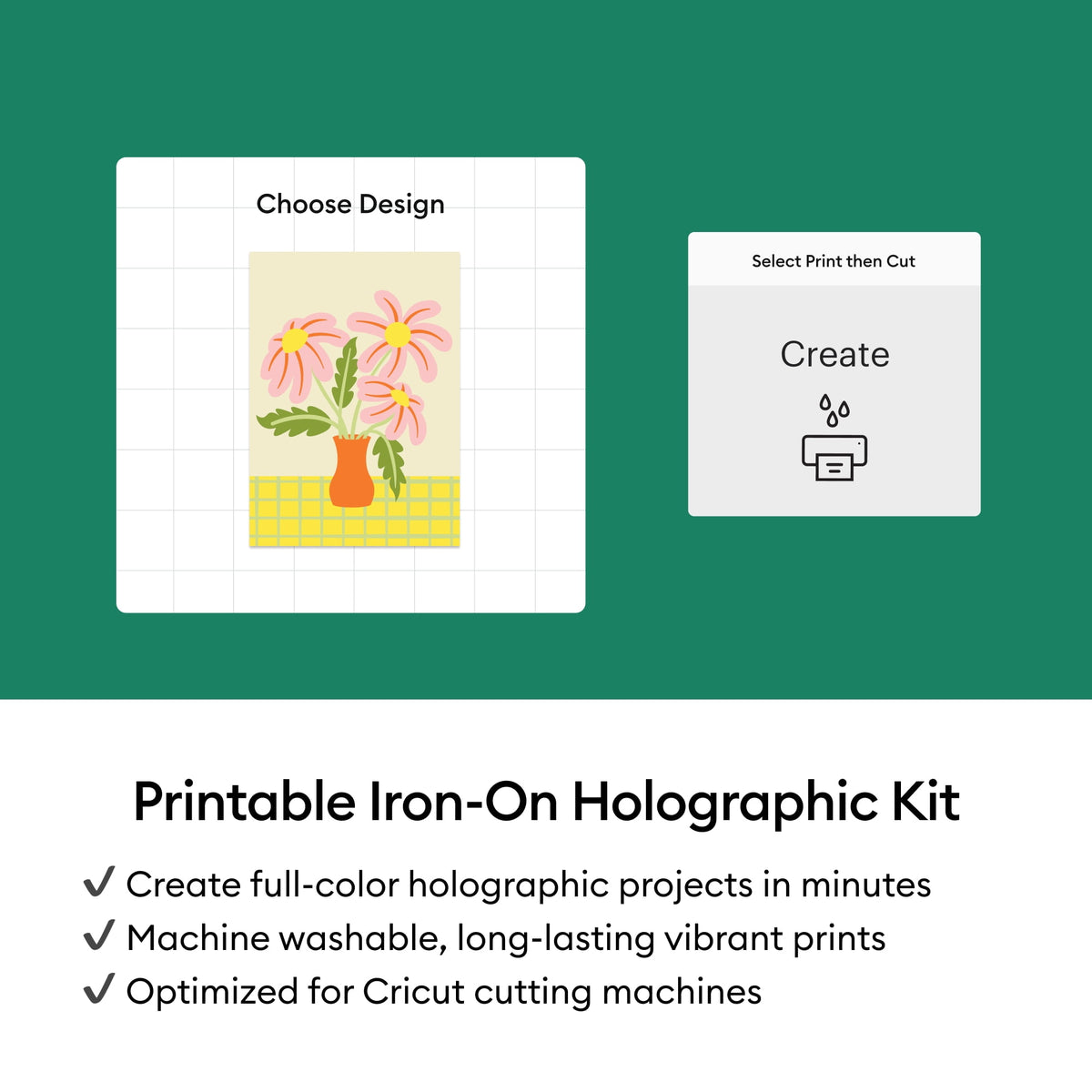 Cricut® Printable Iron-On Holographic – 8.5 in x 11 in (4 ct) — product image 5
