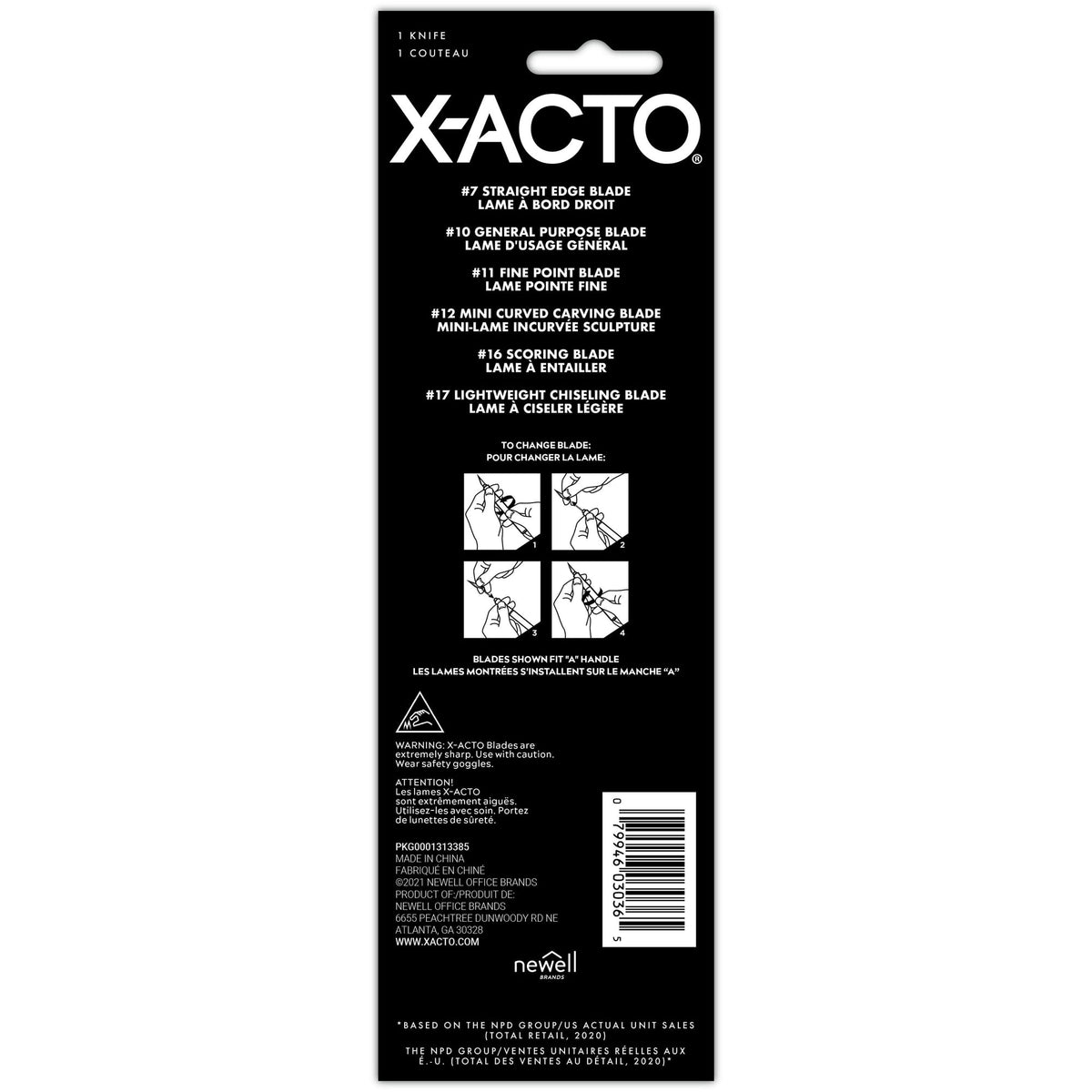 X-ACTO Axent #1 Craft Knife, Red, 1 Count — product image 5