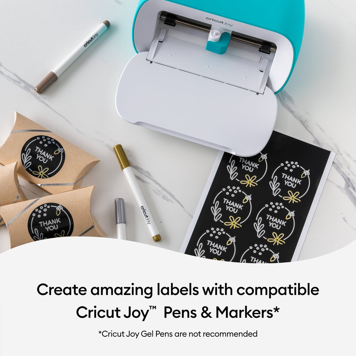 Cricut Joy Smart Label Writable Vinyl Removable Black, 5.5" x 13" — product image 5