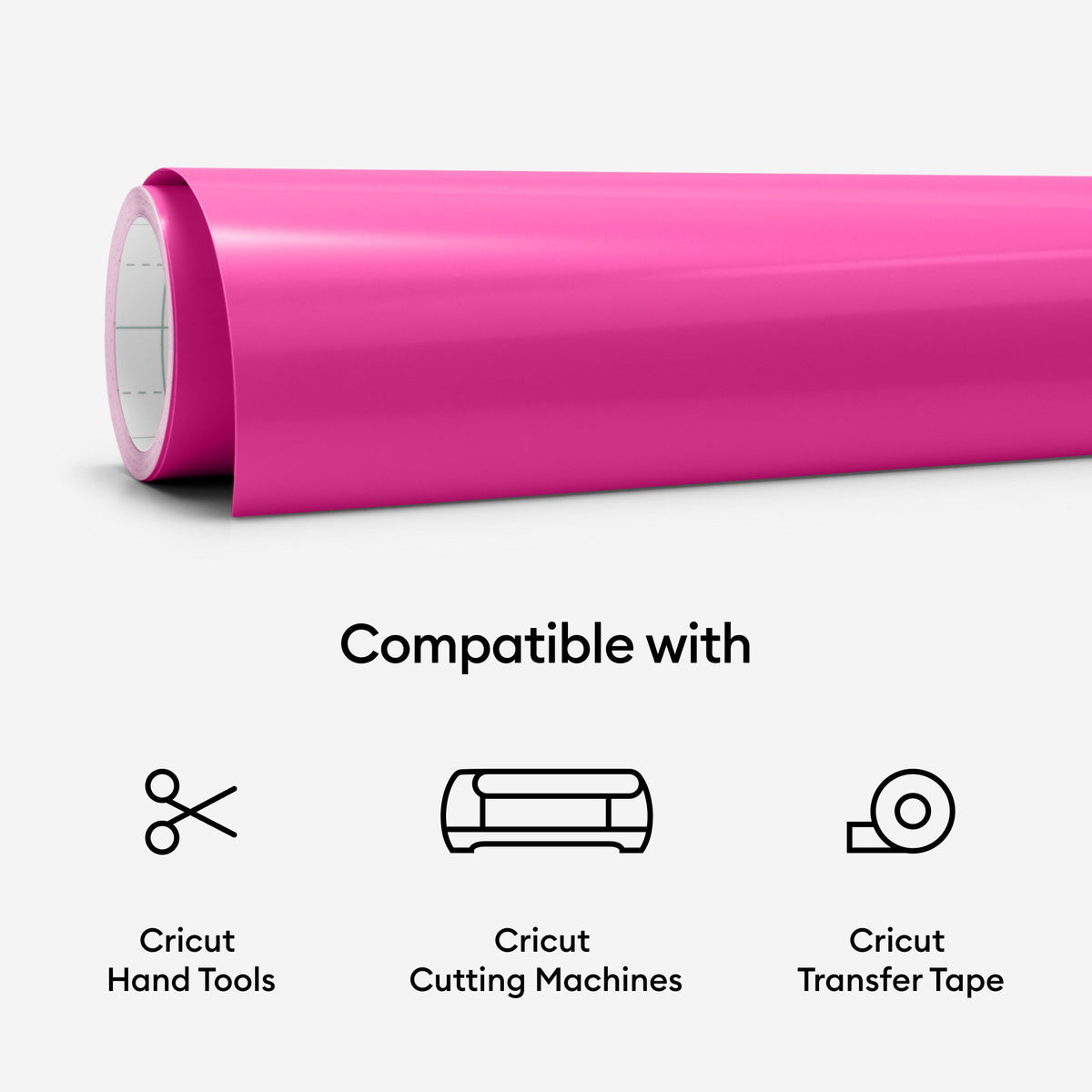 Cricut® Heat-Activated, Color-Changing Vinyl – Permanent Magenta - Light Pink — product image 4