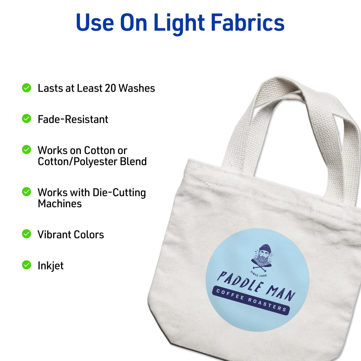 Avery Heat Transfer Paper for Light Fabrics, 12 Sheets (3275) — product image 2
