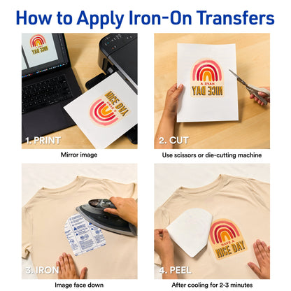 Avery Heat Transfer Paper for Light Fabrics, 12 Sheets (3275) — product image 4