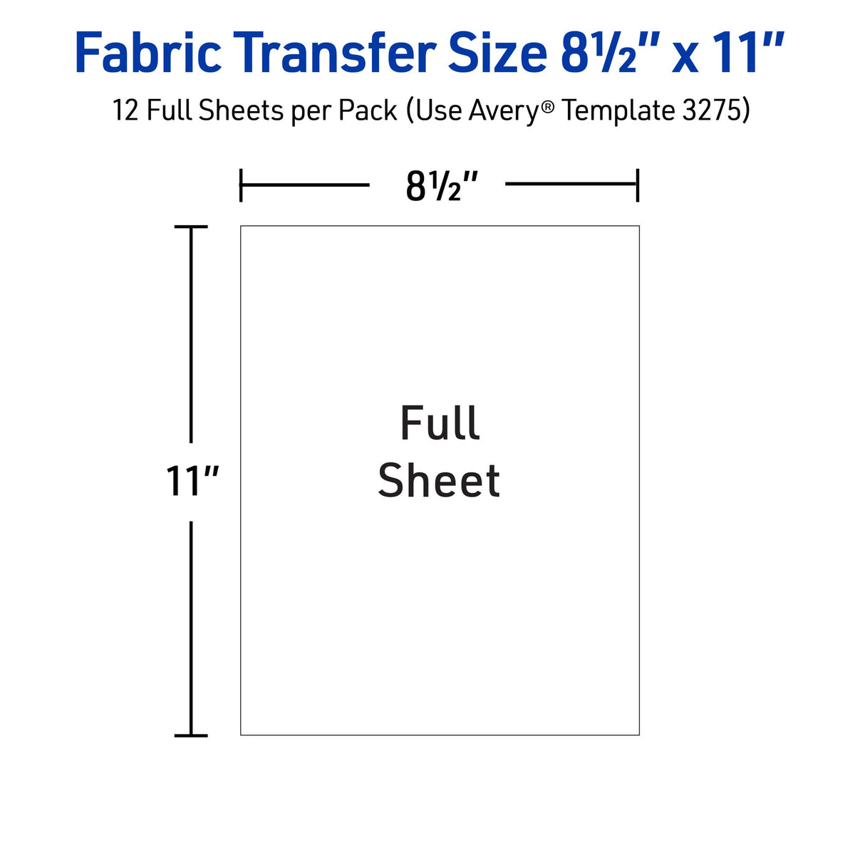 Avery Heat Transfer Paper for Light Fabrics, 12 Sheets (3275) — product image 9
