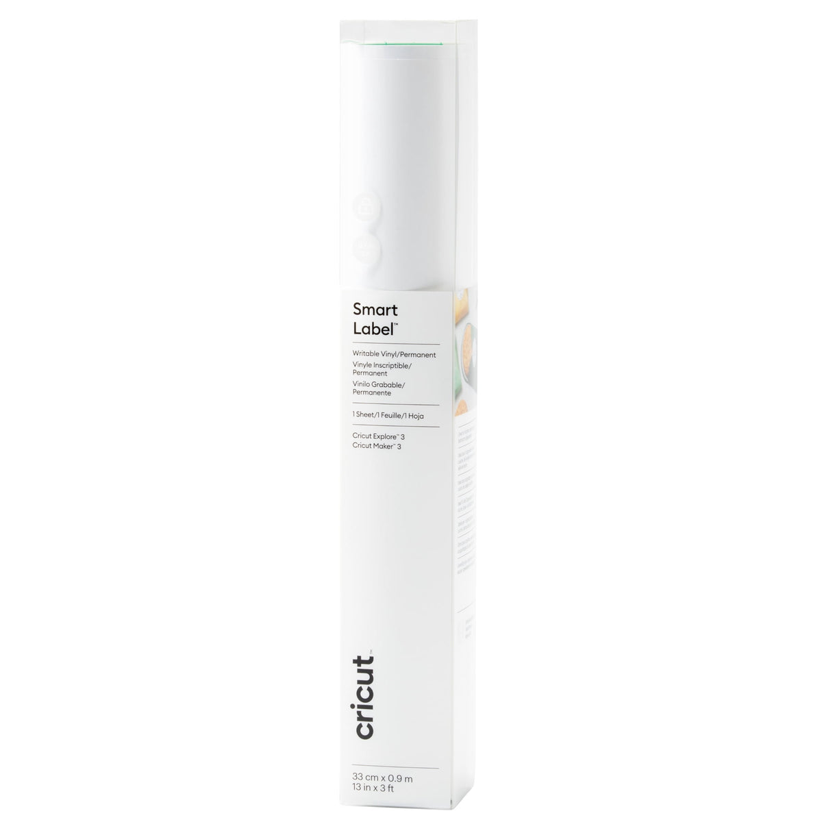 Cricut Smart Label Writable Vinyl Permanent (3 ft), 13" x 36"
