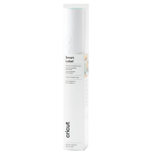 Cricut Smart Label Writable Vinyl Permanent (3 ft), 13" x 36"
