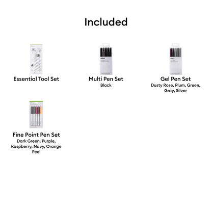 Cricut Essential Tools & Pens Bundle (3 Multi-colored pen sets) — product image 2