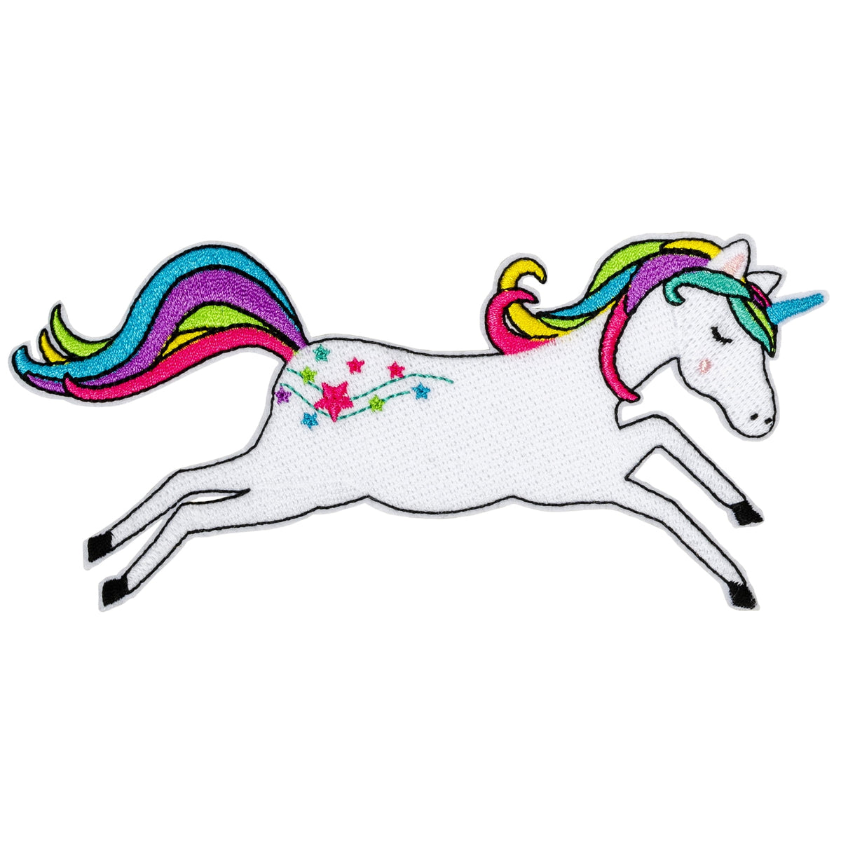 Create It Large Unicorn Applique – Peel & Stick or Iron-on; Multicolor 2.75in Tall, 3 Pieces — product image 3