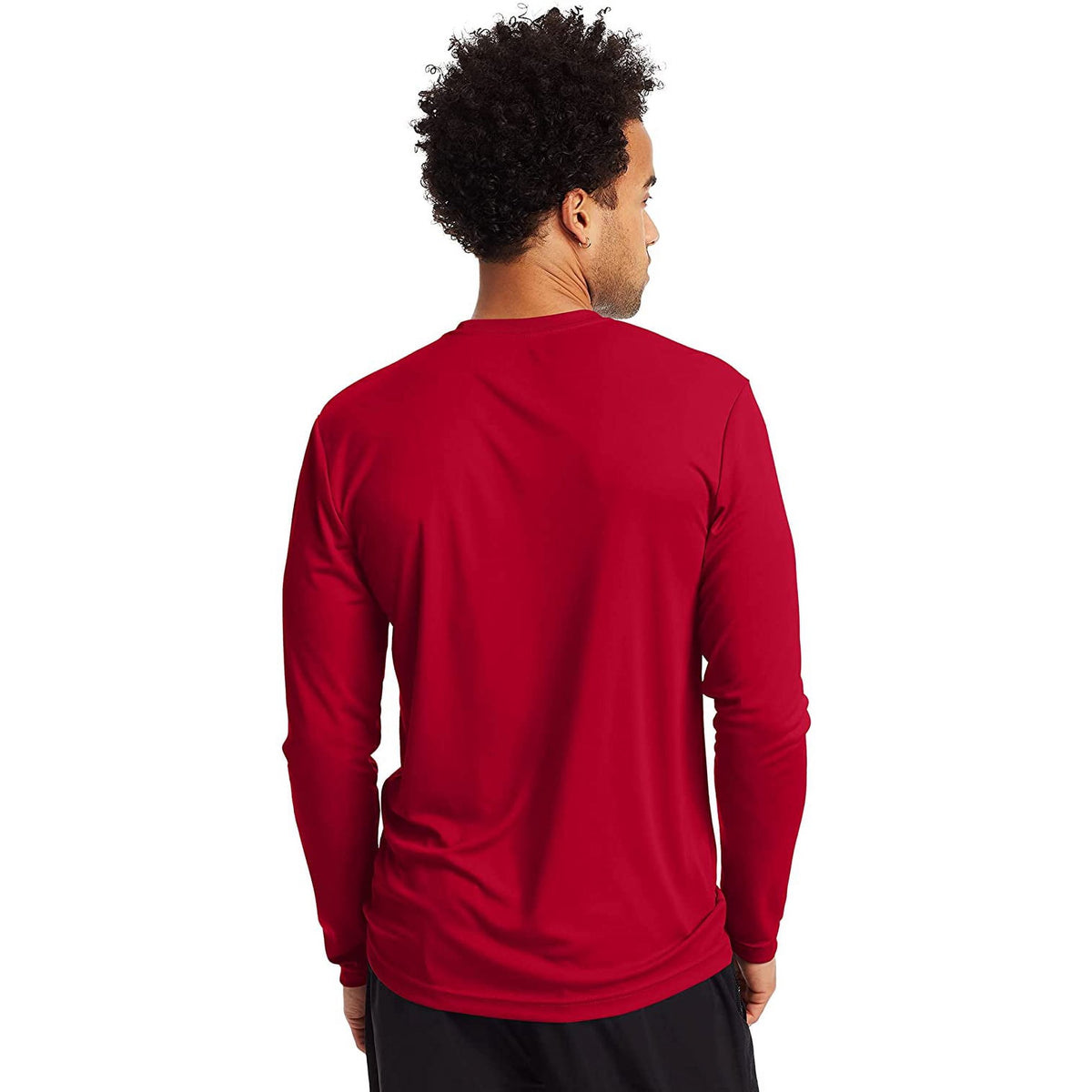 Hanes Men's Cooldri Long Sleeve Performance Tee Value Pack (2-pack) — product image 2