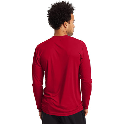 Hanes Men's Cooldri Long Sleeve Performance Tee Value Pack (2-pack) — product image 2