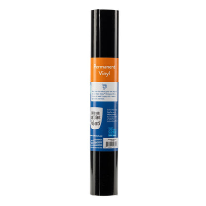(2 pack) Hello Hobby 12" x 4' Black Permanent Craft Vinyl Roll — product image 3