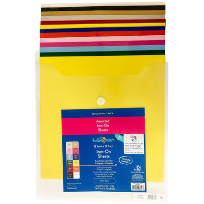 Hello Hobby Iron-On Craft Vinyl Sheets, 12 in x 12 in, 25 Count — product image 2