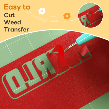 HTVRONT Heat Transfe Puff Vinyl- 12" x 2ft for T-Shirts, 3D Puff Heat Transfer Vinyl for Cutting Machine - Easy to Cut & Weed & Transfer-Black — product image 5