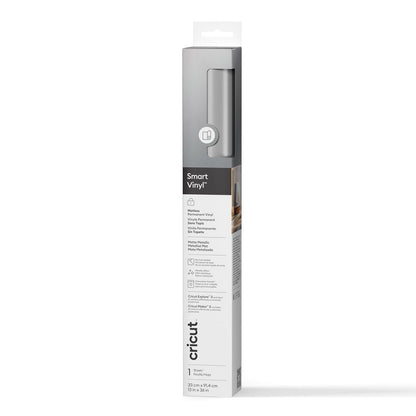 Cricut® Smart Vinyl™ Matte Metallic – Permanent (3 ft), SILVER
