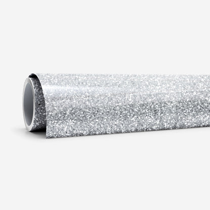 Cricut Smart Iron On Glitter Matless Heat Transfer Vinyl (3 ft), 13" x 36", Silver — product image 2