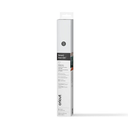 Cricut Smart Iron-On Matless Heat Transfer Vinyl Roll - 3 ft, White, 13 x 36