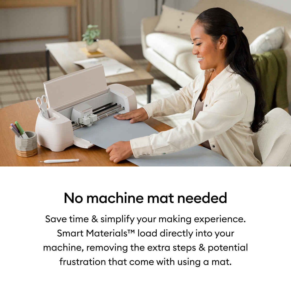 Cricut Smart Iron-On Matless Heat Transfer Vinyl Roll - 3 ft, White, 13 x 36 — product image 4