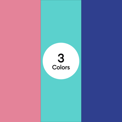 Cricut Joy Xtra™ Smart Iron-On™ Sampler, Hibiscus (3 ct), Bright Teal, Pink, Royal Blue — product image 5