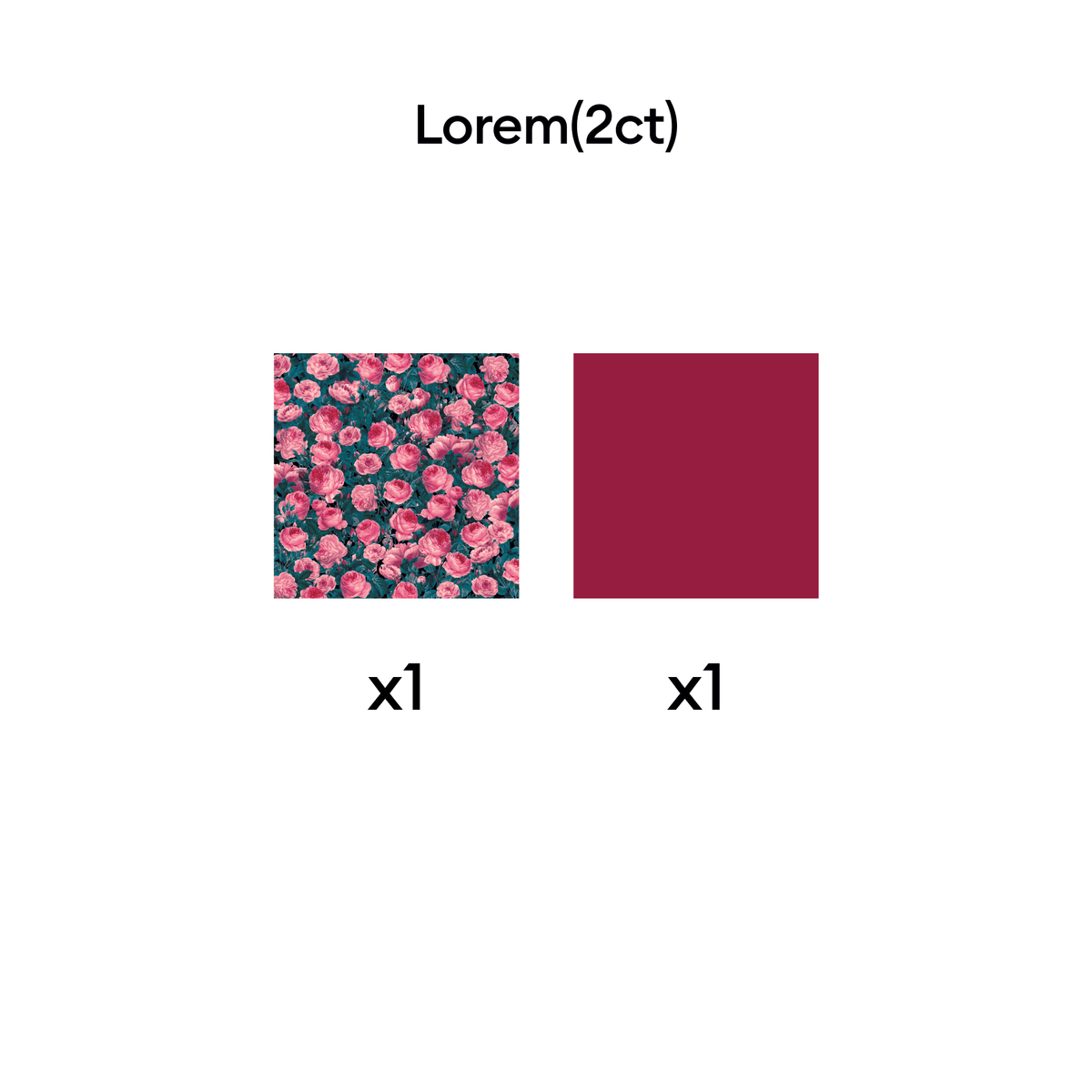 Cricut® Infusible Ink™ Sheets Pattern 12x12(2), Cabbage Rose, 12" x 12",Sampler — product image 2