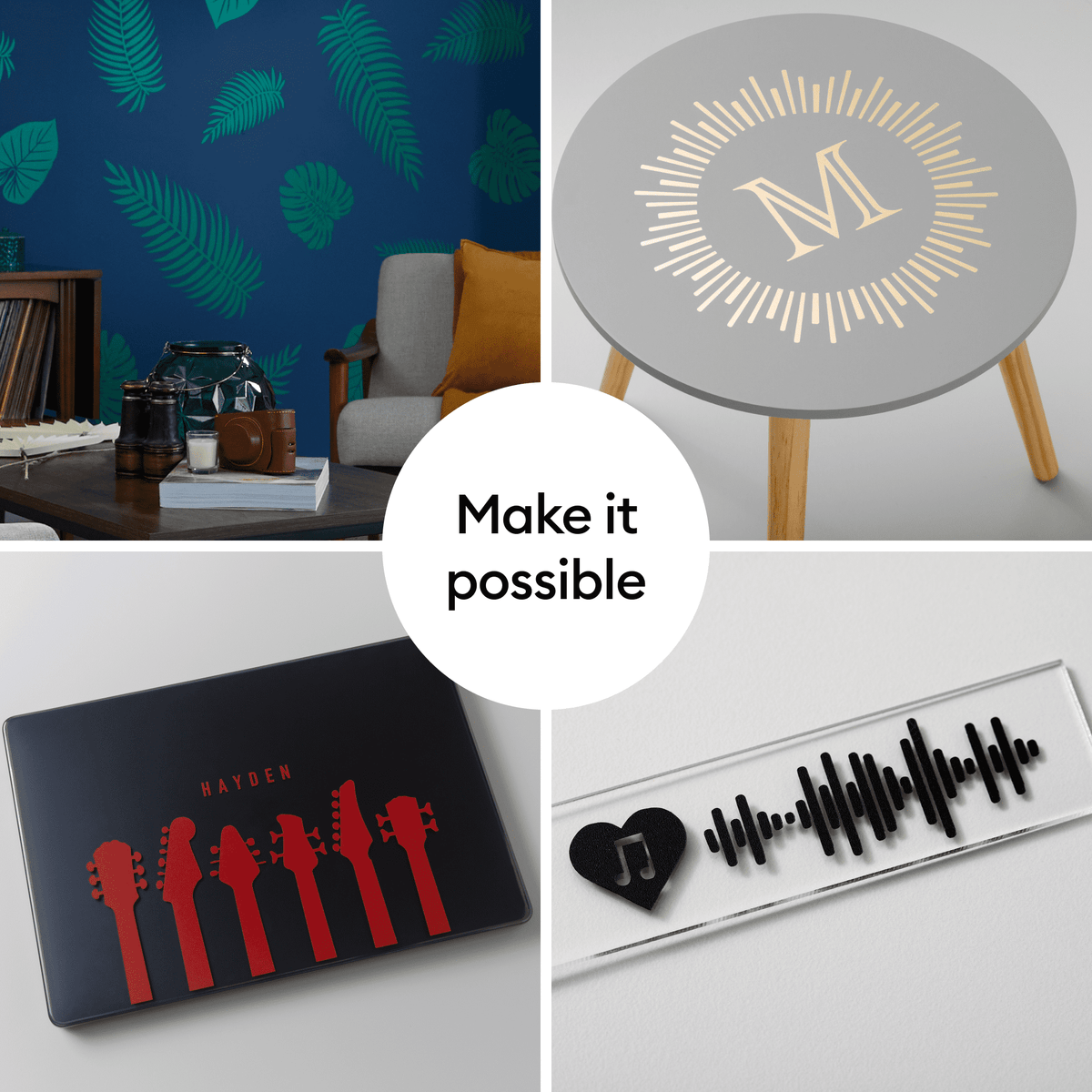 Cricut® Vinyl – Removable (4 ft), Gold — product image 3