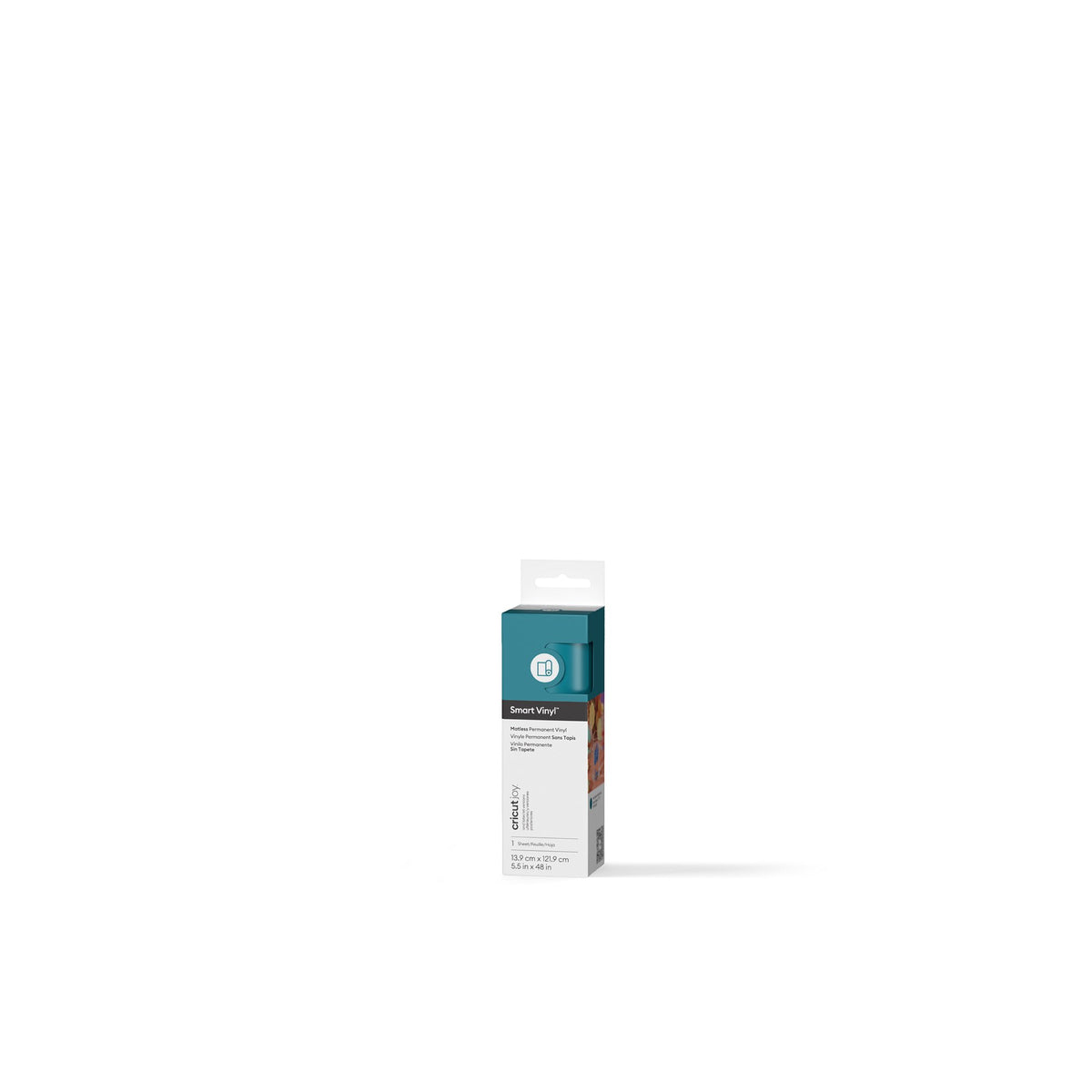 Cricut Joy™ Smart Vinyl™ Matless Permanent Vinyl, 5.5" x 48",Aqua