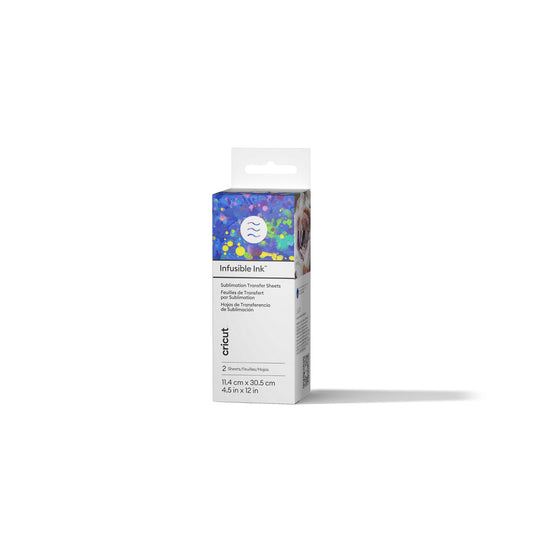 Cricut® Patterned Infusible Ink® Transfer Sheets, 4.5" x 12",Blue Paint Splash