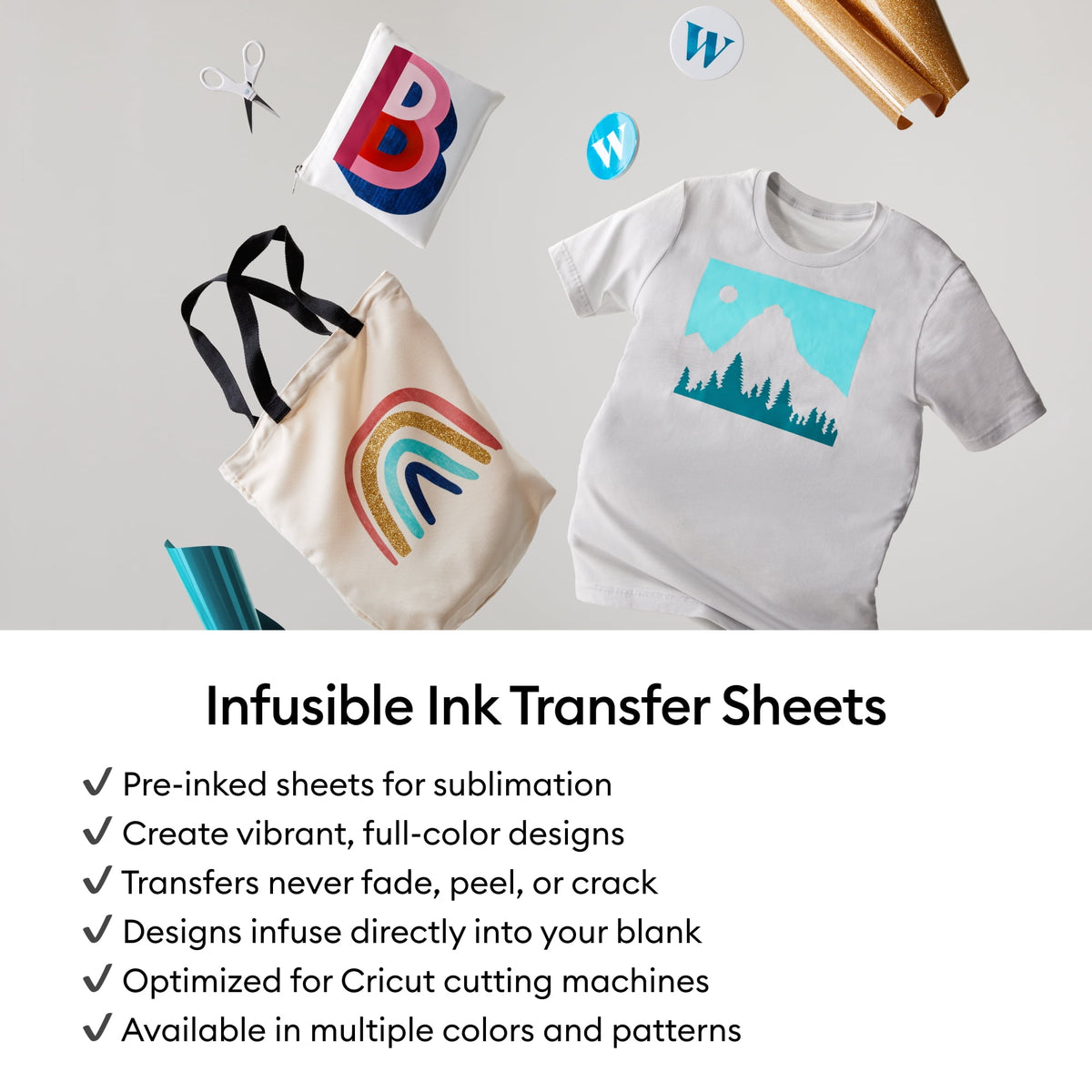 Cricut® Patterned Infusible Ink® Transfer Sheets, 4.5" x 12",Pink Lemonade — product image 9