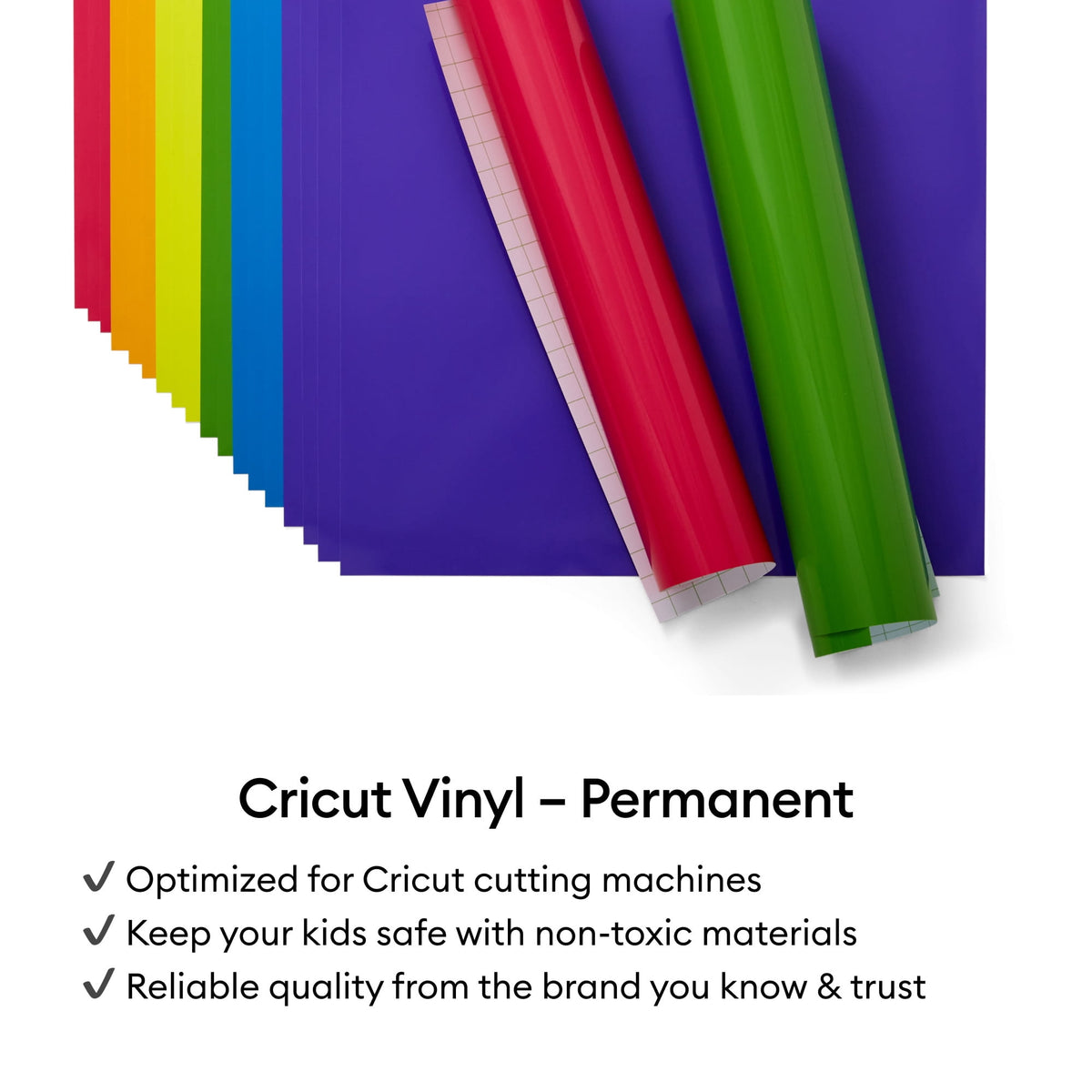 Cricut® Glossy Vinyl – Permanent (4 ft), 12" x 48", White — product image 8