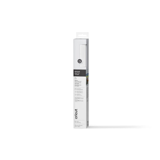 Cricut® Smart Vinyl™ Matless Removable Vinyl (3 ft), 13" x 36",White