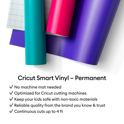 Cricut Joy™ Smart Vinyl™ Matless Permanent Vinyl, 5.5" x 48",White — product image 11