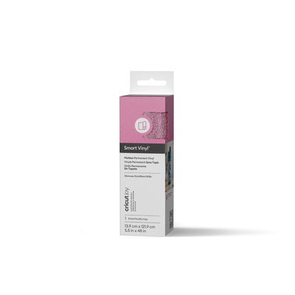 Cricut Joy™ Smart Vinyl™ Shimmer Matless Permanent Vinyl, 5.5" x 48",Pink