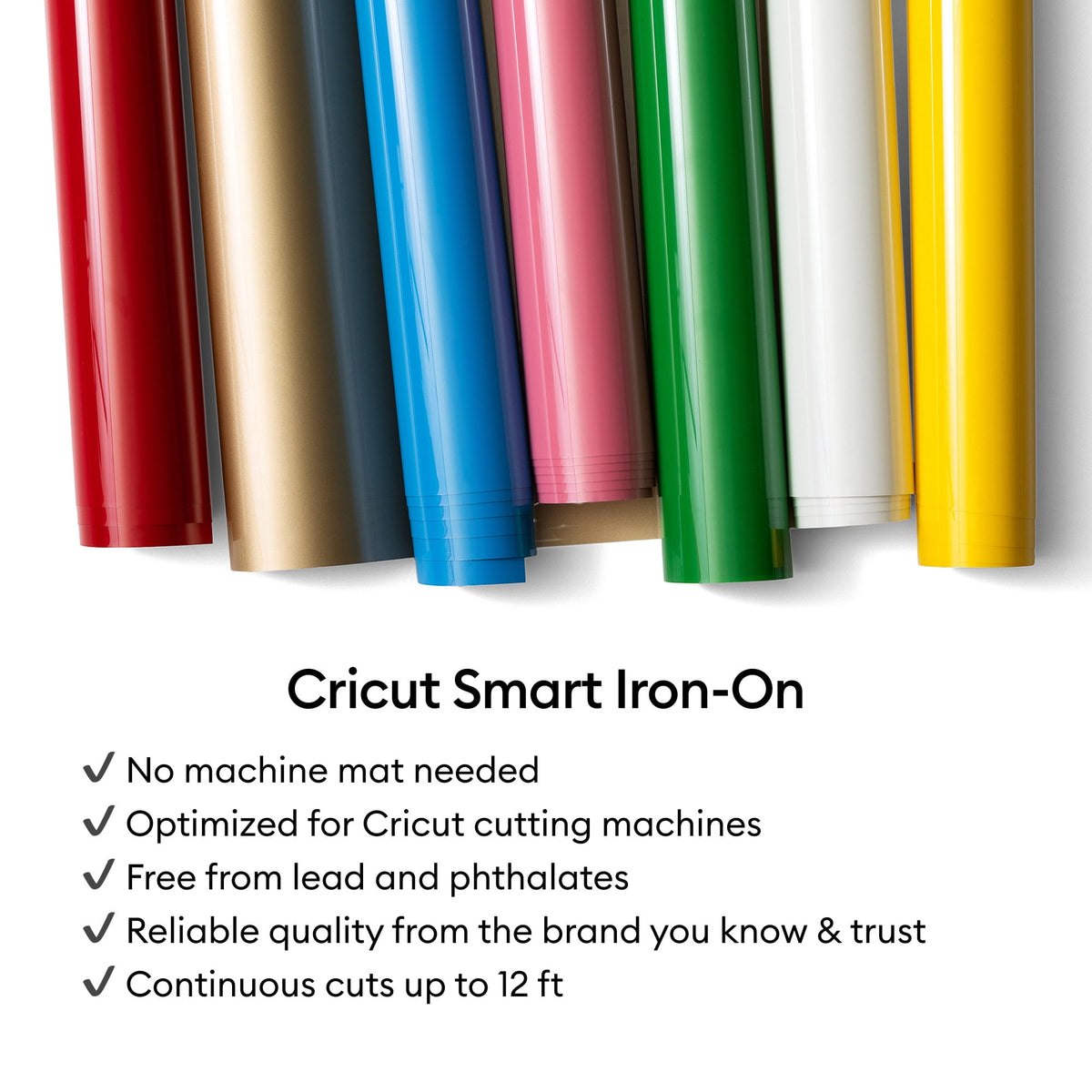 Cricut® Smart Iron-On™ Vinyl Matless Heat Transfer Vinyl (3 ft), 13 x36, Pink — product image 9