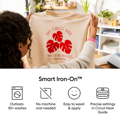 Cricut® Smart Iron-On™ Vinyl Matless Heat Transfer Vinyl (3 ft), 13 x36, Gold — product image 2