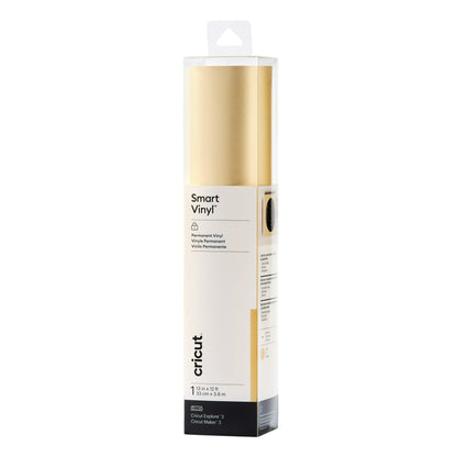 Cricut® Smart Vinyl™ Shimmer Matless Permanent Vinyl (12 ft), 13" x 144",Gold — product image 2