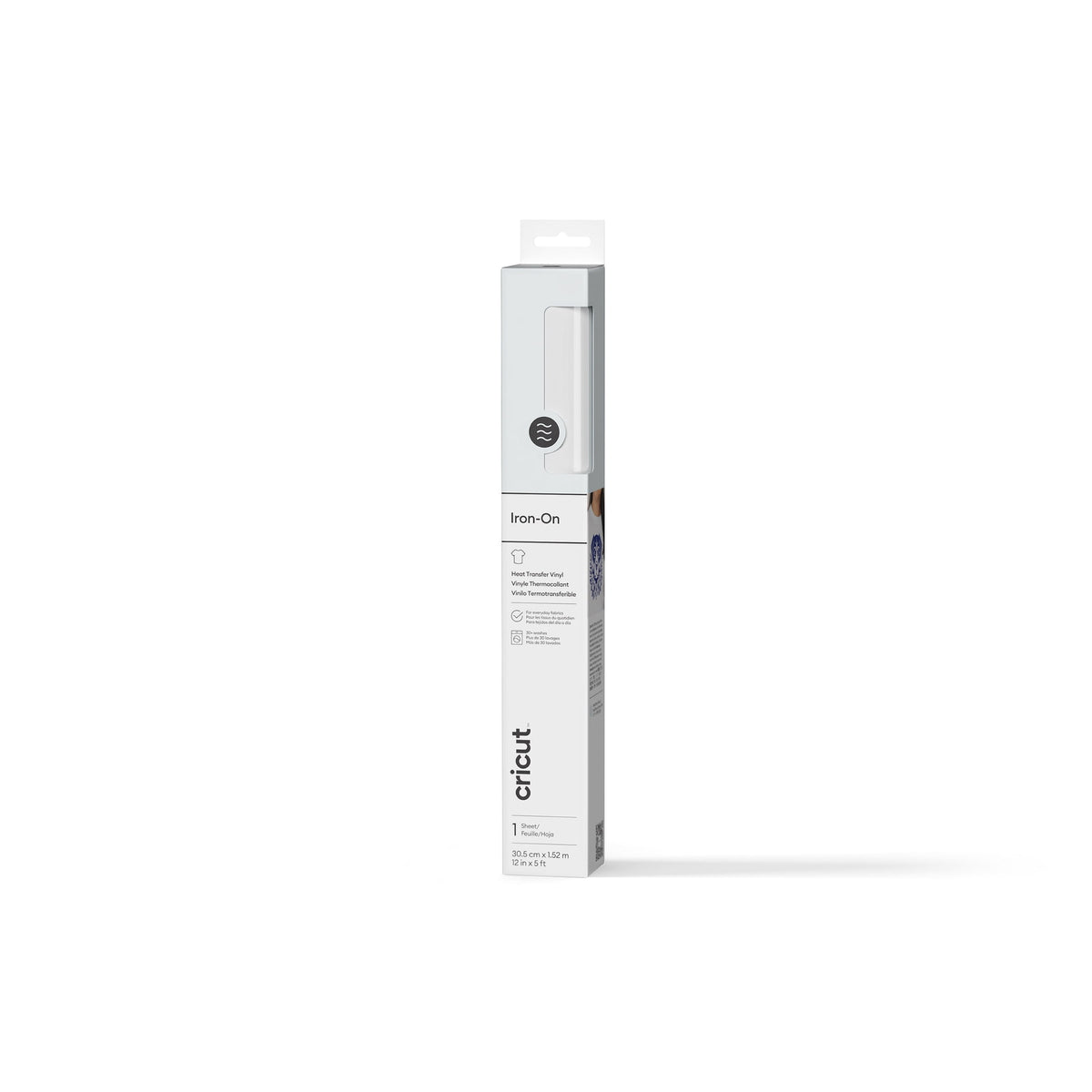 Cricut® Iron-On™ Vinyl (5 ft), 12 x 5ft, White