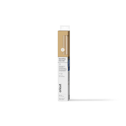 Cricut® Sportflex Iron-On™ Vinyl (2ft), 11.8" x 24", Gold