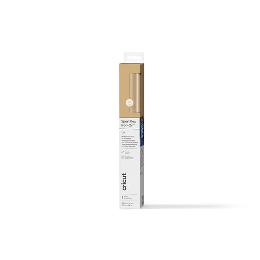 Cricut® Sportflex Iron-On™ Vinyl (2ft), 11.8" x 24", Gold