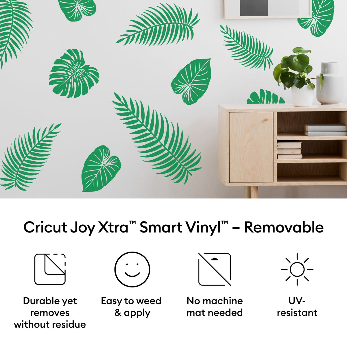 Cricut Joy Xtra™ Smart Vinyl™ – Removable Sampler, Elegance (3 ct), White, Black, Red — product image 4