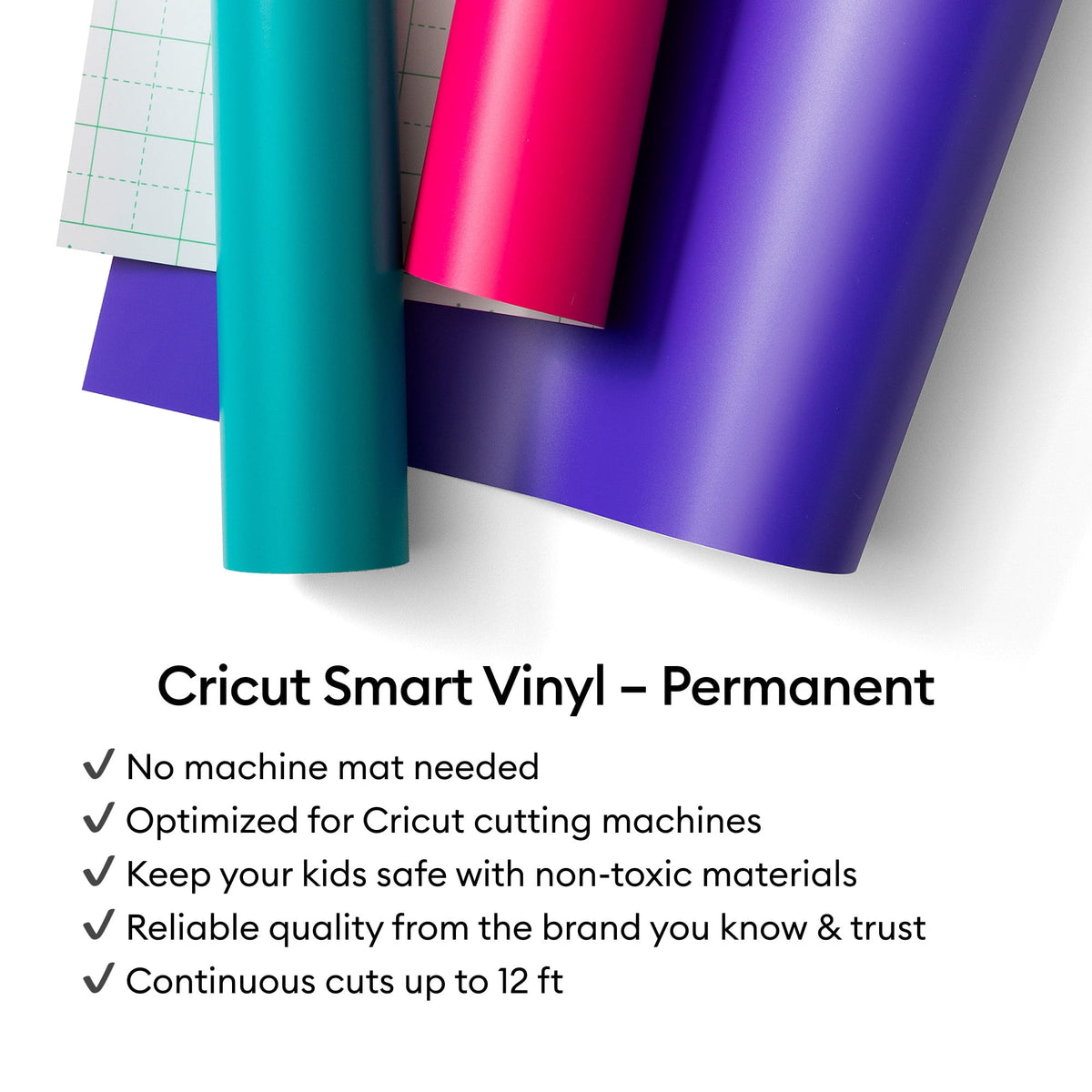 Cricut® Smart Vinyl™ Matless Permanent Vinyl (3 ft), 13 x36,Blue — product image 9