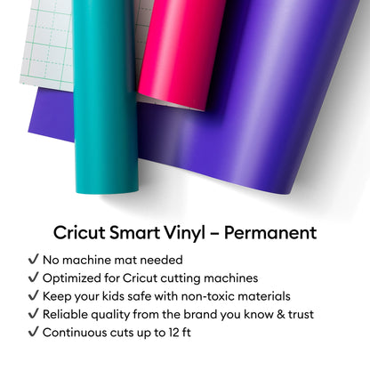 Cricut® Smart Vinyl™ Matless Permanent Vinyl (3 ft), 13 x36,Blue — product image 9