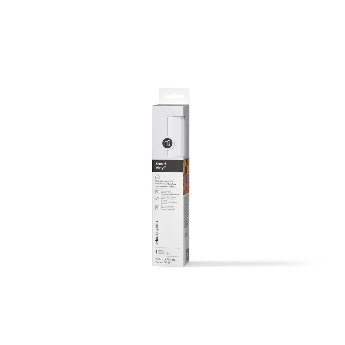 Cricut Joy Xtra™ Smart Vinyl™ Matless Permanent Vinyl (3 ft), 9.5" x 36",White