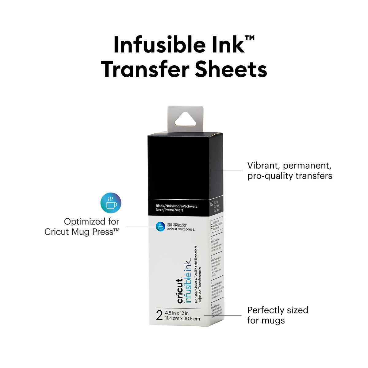 Cricut® Infusible Ink™ Transfer Sheets (2 ct), BLACK — product image 2