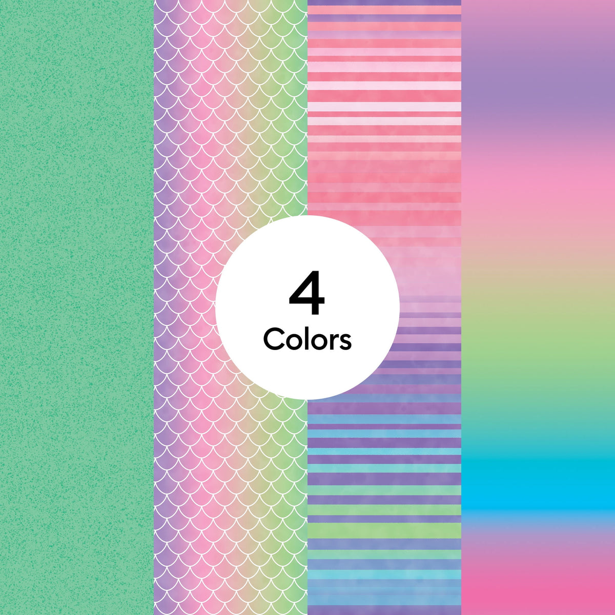 Cricut® Patterned Infusible Ink® Transfer Sheets, 12" x 12",Mermaid Rainbow — product image 5