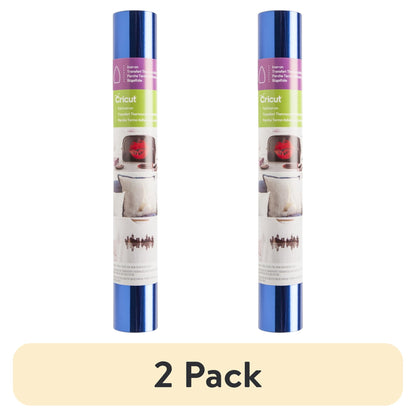 (2 pack) Cricut® Foil Iron-On™ Vinyl, Royal Blue, 12" x 24"