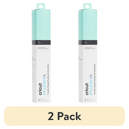 (2 pack) Cricut® Infusible Ink™ Sheets (2), Mint, 12" x 12"