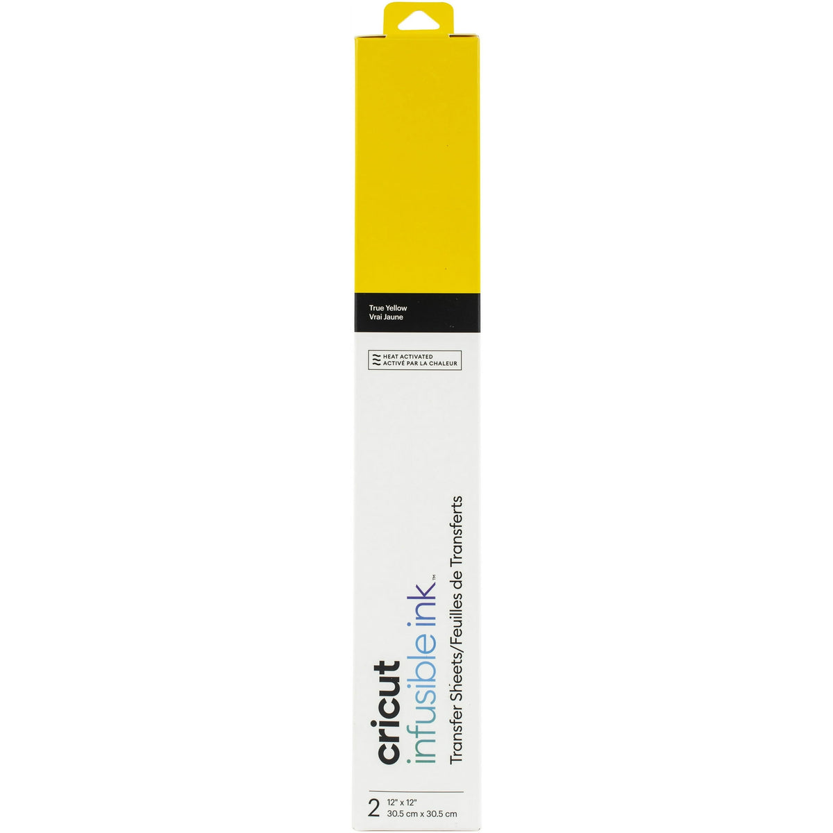 (2 pack) Cricut® Infusible Ink Sheets Solid (2), True Yellow, 12" x 12" — product image 3