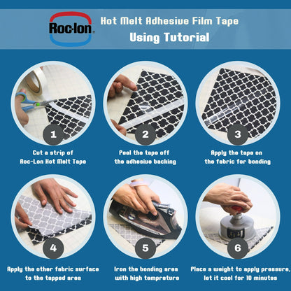 Roc-lon 1 Roll Iron on Hot Melt Tape Seam Sealer Repair Adhesive Fusible Tape, Waterproof Iron on Hot Melt Seam Sealing Tape, 27 Yards Length x 0.8 Inch Wide — product image 11