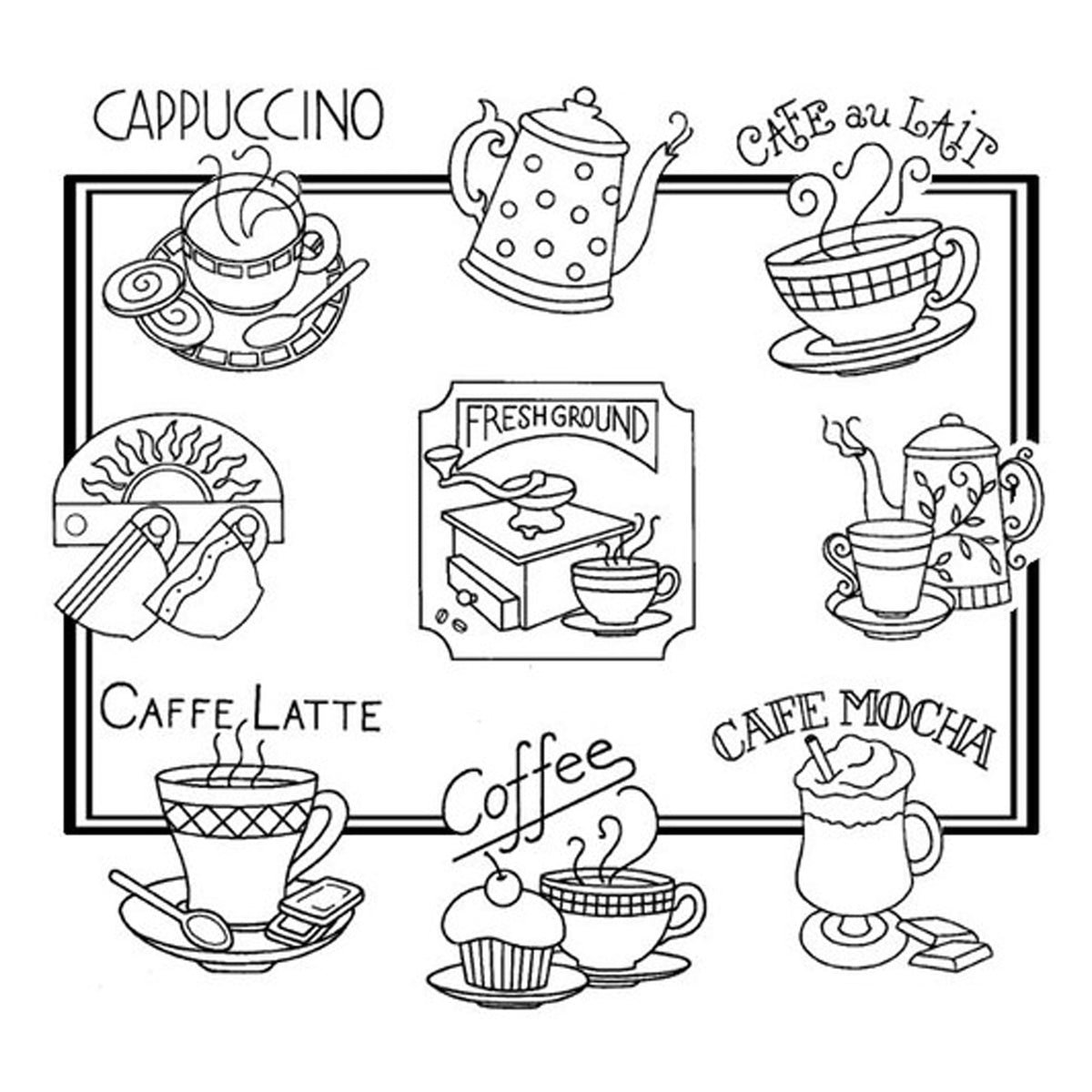 (3 pack) Stitcher's Revolution Java Break Iron OnTransfer Pattern for Embroidery, 12 Designs — product image 3