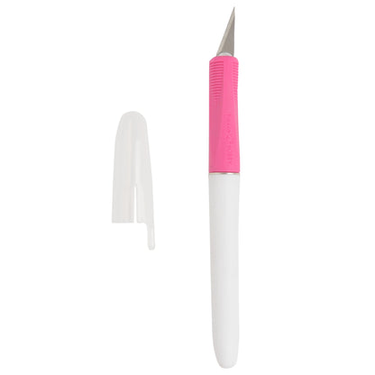 (2 pack) Hello Hobby Soft Grip Craft Knife, 6 Pieces, Pink — product image 3