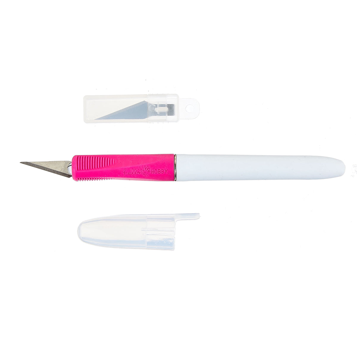 (2 pack) Hello Hobby Soft Grip Craft Knife, 6 Pieces, Pink — product image 7